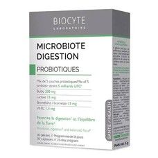Баланс кишечника Microbiote Digestion Probiotics 30 растительных капсул - Фото