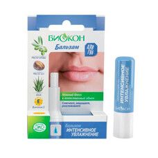 Бальзам для губ Интенсивное увлажнение ТМ Биокон, 4,6 г - Фото