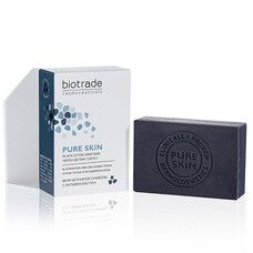 Мило-детокс для шкіри обличчя та тіла з розширеними порами Biotrade PURE SKIN 100 гр. - Фото