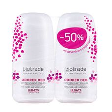 Набір антиперспірантів тривалої дії Biotrade ODOREX -50% на другий продукт 2х40 мл - Фото