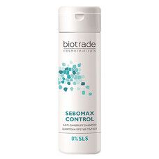 Безсульфатний шампунь проти лупи для всіх типів волосся Biotrade SEBOMAX 200 мл - Фото
