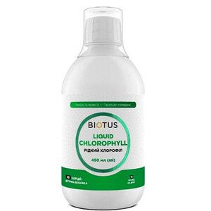 Хлорофилл жидкий Chlorophyll Liquid Biotus 450 мл