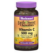 Вітамін С 500 мг EarthSweet зі смаком апельсину 90 жувальних таблеток - Фото
