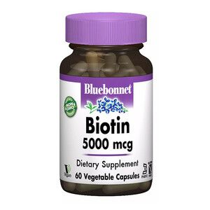 Біотин (B7) 5000 мкг 60 гелевих капсул