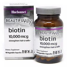 Биотин (B7) 10 000 мкг 90 вегетарианских капсул - Фото