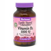 Витамин D3 5000IU EarthSweet ® со вкусом малины жевательные таблетки №90 - Фото