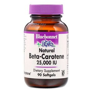 Натуральный бета-каротин Beta Carotene 25,000МЕ 90 гелевых капсул