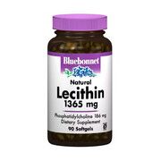 Натуральний Лецитин 1365мг Bluebonnet Nutrition 90 желатиновых капсул - Фото
