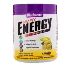 Енергетичний напій в порошку Simply Energy Lemon зі смаком лимона 300 г - Фото