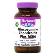 Глюкозамін & Хондроитин & МСМ Bluebonnet Nutrition 60 рослинних капсул  - Фото