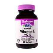 Натуральний Вітамін Е 400IU Bluebonnet Nutrition 50 желатинових капсул - Фото