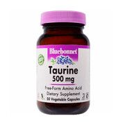 Таурин 500 мг Bluebonnet Nutrition 50 гелевих капсул - Фото