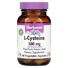 L-Цистеїн Bluebonnet Nutrition 500 мг 60 вегетаріанських капсул - Фото