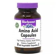 Комплекс Амінокислот Bluebonnet Nutrition 750 мг 60 вегетаріанських капсул - Фото