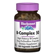 В-Комплекс 50 Bluebonnet Nutrition 100 гелевих капсул - Фото