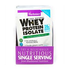Ізолят сироваткового протеїну смак ванілі Whey Protein Isolate Bluebonnet Nutrition 8 пакетиків - Фото