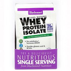 Ізолят сироваткового білка мікс ягід Whey Protein Isolate Bluebonnet Nutrition 8 пакетиків - Фото