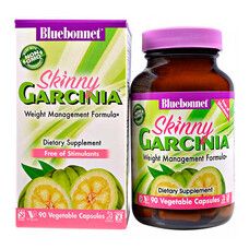 Комплекс для контролю ваги Skinny Garcinia Weight Management Formula Bluebonnet Nutrition 90 капсул - Фото