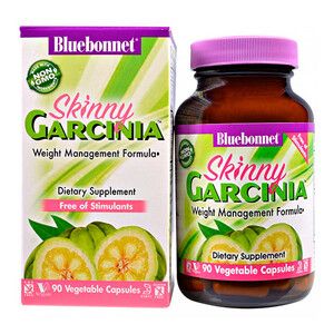 Комплекс для контролю ваги Skinny Garcinia Weight Management Formula Bluebonnet Nutrition 90 капсул