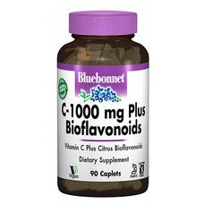 C-1000 + Біофлавоноїди Bluebonnet Nutrition 90 капсул - Фото