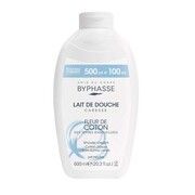 Крем-догляд для душу ТМ Біфас/Byphasse Квіти бавовни 600 мл - Фото