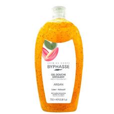 Эксфолиант-гель для душа с аргановым маслом ТМ Бифас/Byphasse 750 мл - Фото