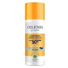 Сонцезахисний спрей-лосьйон для дітей SPF50+ Celenes 150 мл - Фото