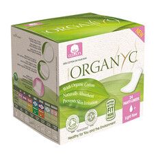 Прокладки ежедневные органические 24 шт в индивидуальной упаковке Organyc - Фото