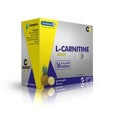 L-Карнітин смарт таблетки жувальні зі смаком ананаса 1000 мг №16 - Фото