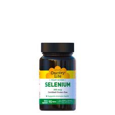 Антиоксидант Selenium (Селен) 200 мкг 90 таблеток ТМ Кантри Лайф / Country Life - Фото