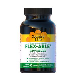 Комплекс для суставов 3в1 Flex-Able Advanced 90 капсул ТМ Кантри Лайф / Country Life