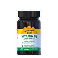 Витамин D3 5000 МЕ 60 капсул ТМ Кантри Лайф / Country Life