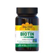 Вітаміни групи В (Biotin) 5 мг 60 капсул ТМ Кантрі Лайф / Country Life - Фото