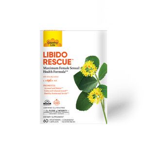 Экстракт пажитника, спасение либидо (Libido Rescue) 60 вегетарианских капсул ТМ Кантри Лайф / Country Life