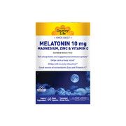 Мелатонин 10 мг + Магний + Цинк + Витамин С 60 веганских капсул ТМ Кантри Лайф / Country Life - Фото