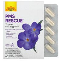 PMS Rescue (поддержка при ПМС) 60 веганских капсул ТМ Кантри Лайф / Country Life