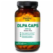 DLPA (DL-фенилаланин) 1000 мг 60 капсул ТМ Кантри Лайф / Country Life - Фото