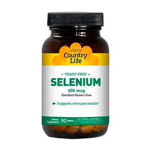 Selenium (Селен) 100 мкг 90 таблеток ТМ Кантри Лайф / Country Life