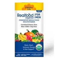 Витаминно-минеральный комплекс Real Food Organics для мужчин 60 таблеток Кантри Лайф/Country Life