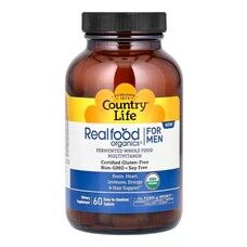 Витаминно-минеральный комплекс Real Food Organics для мужчин 60 таблеток Кантри Лайф/Country Life - Фото