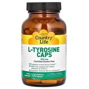 L-тирозин 500 мг 100 капсул ТМ Кантрі Лайф / Country Life  - Фото