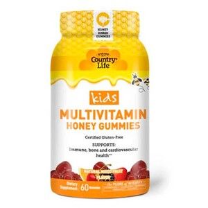 Мультивітаміни з медом для дітей ТМ Кантрі Лайф / Country Life 60 жувальних пастилок