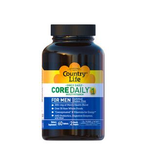 Мультивітаміни для чоловіків Core Daily 1 №60 ТМ Кантрі Лайф / Country Life