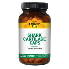 Shark Cartilage (Акулий хрящ) 800 мг 100 капсул ТМ Кантри Лайф / Country Life - Фото