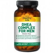 Тестостероновий бустер для чоловіків DHEA Complex for Men 60 капсул ТМ Кантрі Лайф / Country Life - Фото