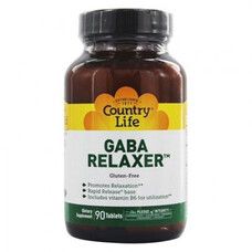 GABA Relaxer (ГАМК Релаксант) 90 таблеток ТМ Кантри Лайф / Country Life - Фото