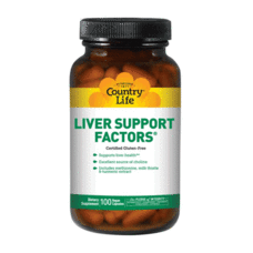 Liver Support Factors (поддержка печени) 100 капсул ТМ Кантри Лайф / Country Life  - Фото
