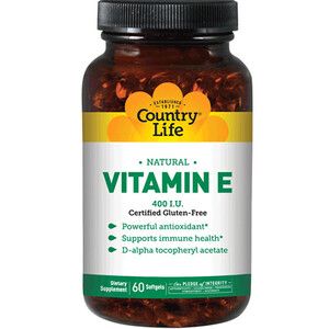 Витамин E капсулы №60 ТМ Кантри Лайф / Country Life
