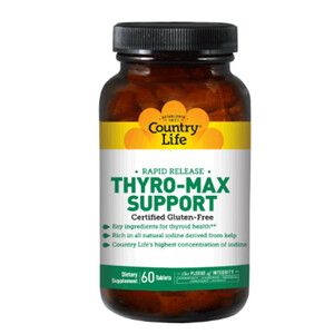 Thyro-Max Support для поддержки щитовидной железы 60 таблеток ТМ Кантри Лайф / Country Life