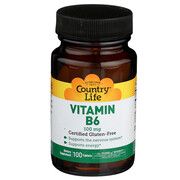 Вітамін В6 100 мг Country Life 100 таблеток - Фото